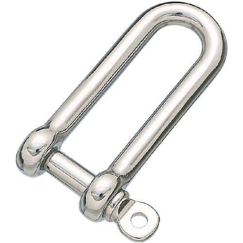 Stainless Steel Long Screw Pin D-Shackle 1อัน