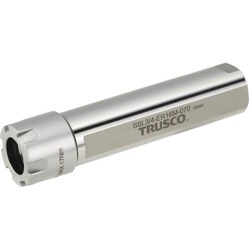 Short nose type straight shank with flat mini slim ER collet chucks+balanced nano nut NMX 1เส้น