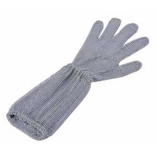 ถุงมือผ้าตาข่าย 5 นิ้ว ข้อมือยาว