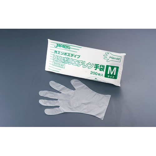 ถุงมือโพลีเอทิลีน Japax HD