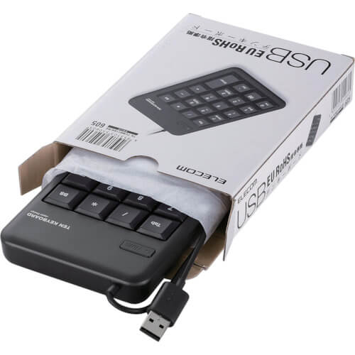 Ten keyboard/M size/with Num Lock key + BS key + Tab key/Black/for company use 1อัน