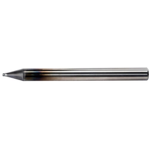 Diamond-coated 2 Flute Ball End Mill for Cemented Carbide