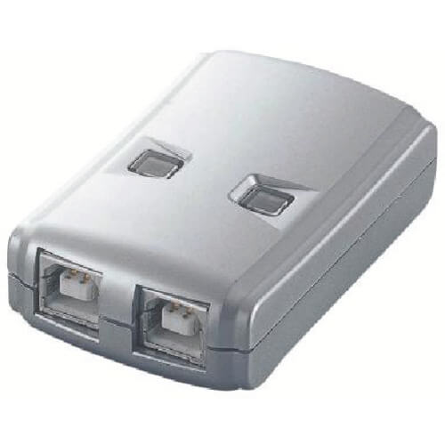สวิตช์แบบแมนนวลที่รองรับ USB 2.0 / 2 วงจร