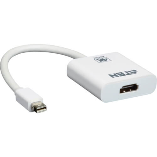 ตัวแปลงวิดีโอ Mini DisplayPort เป็น HDMI / 4K เข้ากันได้ / ประเภทแอคทีฟ