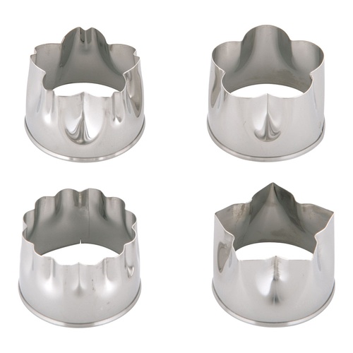 แม่พิมพ์ตัดบิสกิต 18-8 (4ชิ้น) ขนาดใหญ่