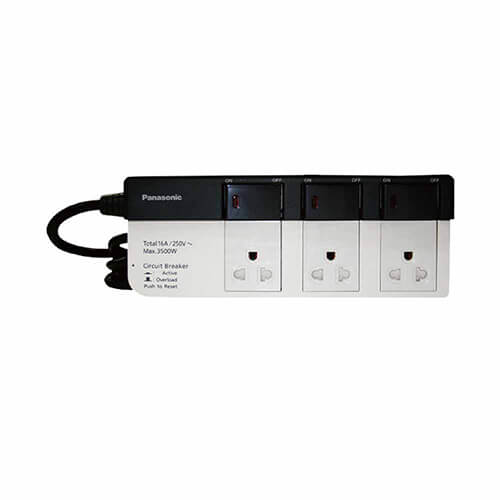 ปลั๊กพ่วง 16A 3500W แบรนด์ PANASONIC
