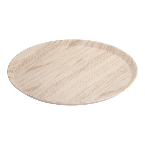 MLV ถาดเมลามีน ลายไม้ สำหรับครอบโดม