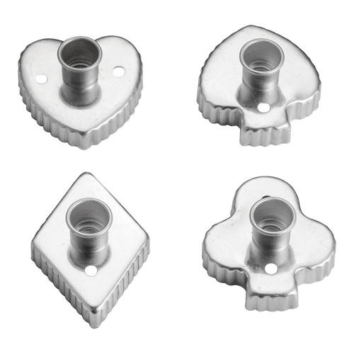 แม่พิมพ์ตัดคุกกี้อลูมิเนียม #2 (4 ชิ้น)