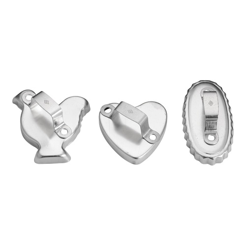 แม่พิมพ์ตัดคุกกี้อลูมิเนียม #1 (3 ชิ้น)