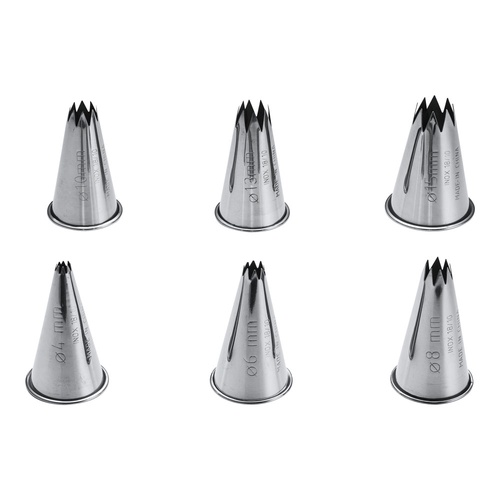 Thermo ST ทำชุด 6PCS ทรงดาวสีทอง 8 ชิ้น