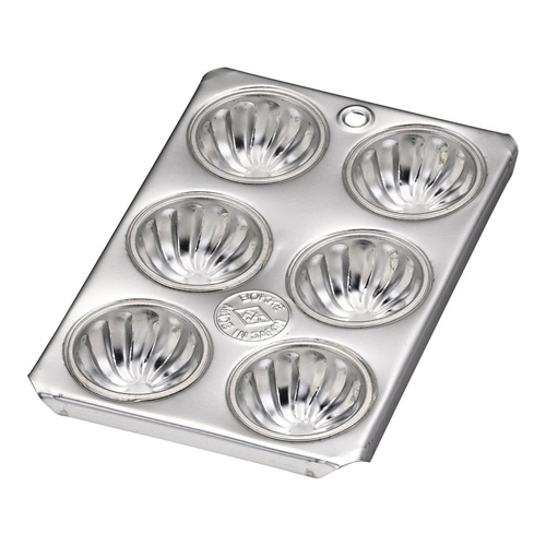 พิมพ์มัฟฟินดีบุก พิมพ์เก๊กฮวย ขนาดเล็ก 6 ถ้วย