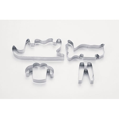 18-8 เครื่องตัดคุกกี้กวางเรนเดียร์และเลื่อน