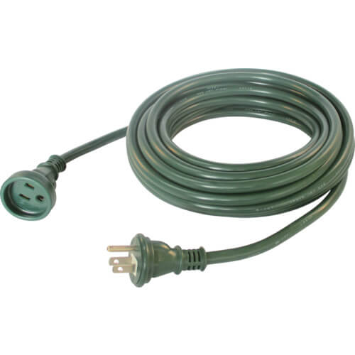 3 Core Types Rain Model Extension Cord 10m Dark Green 10เส้น