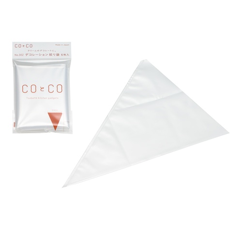 ถุงบีบตกแต่ง (6 ชิ้น) เบอร์ 302