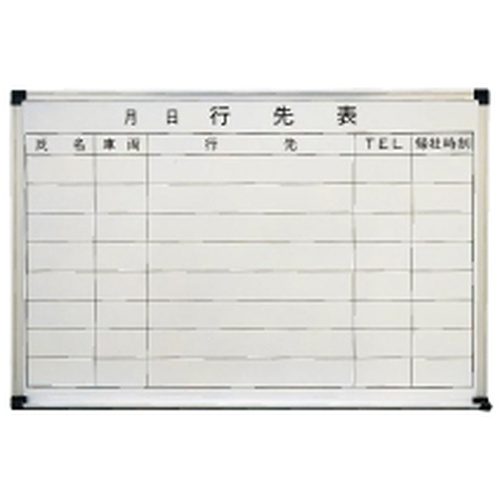 โต๊ะปลายทางอีนาเมลติดผนังสีขาว