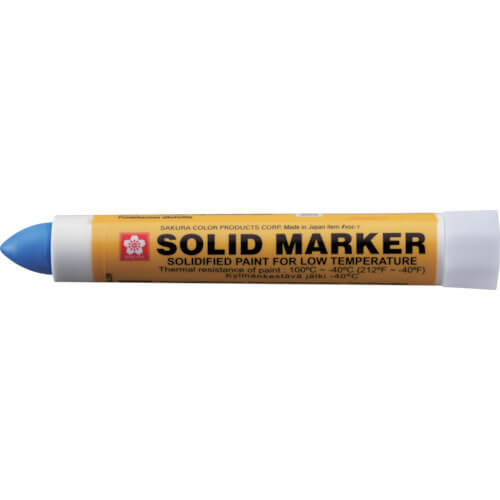 เครื่องหมายทึบ (สำหรับอุณหภูมิต่ำ) สีน้ำเงิน