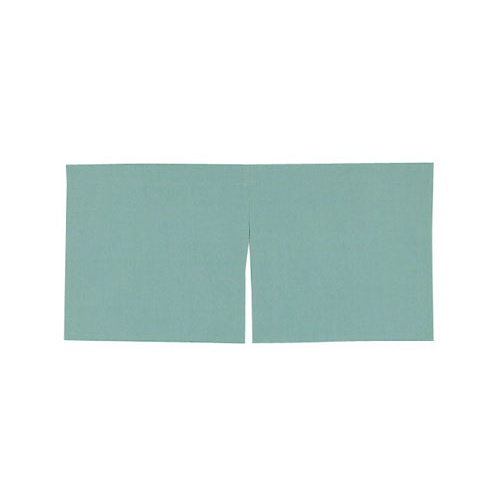 ผ้าม่านครึ่งขนาดเรียบหรูสีเขียวเล็ก