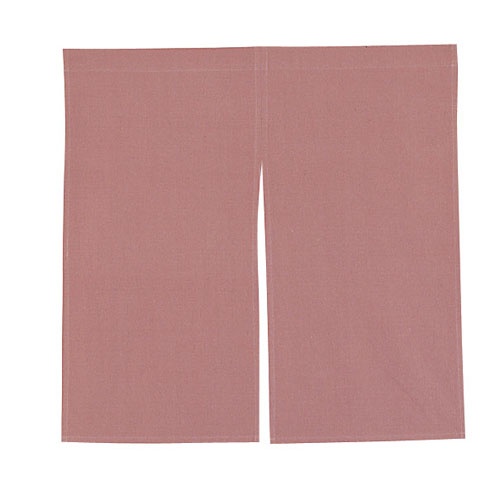 ผ้าม่านครึ่งความยาว ธรรมดา ขนาดกลาง สีองุ่น