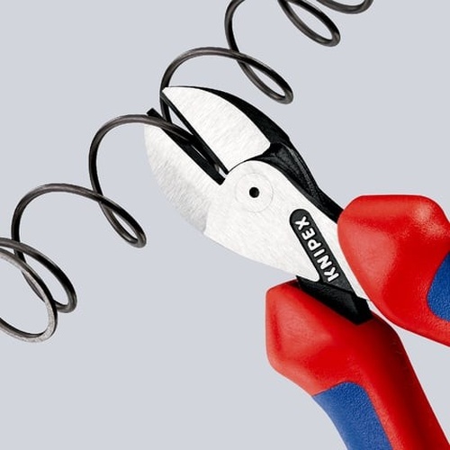 KNIPEX X-Cut®, เครื่องตัดทแยงมุมแบบกะทัดรัด, การส่งผ่านแรงงัดสูง แบรนด์ KNIPEX