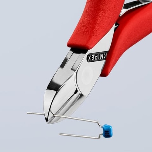 คีมปากเฉียงสำหรับงานอิเล็กทรอนิกส์, พร้อมข้อต่อแบบกล่อง แบรนด์ KNIPEX