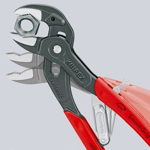KNIPEX SmartGrip®, คีมปั๊มน้ำพร้อมการปรับอัตโนมัติ แบรนด์ KNIPEX