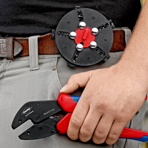 KNIPEX MultiCrimp®, คีมย้ำพร้อมกล่องเปลี่ยน แบรนด์ KNIPEX