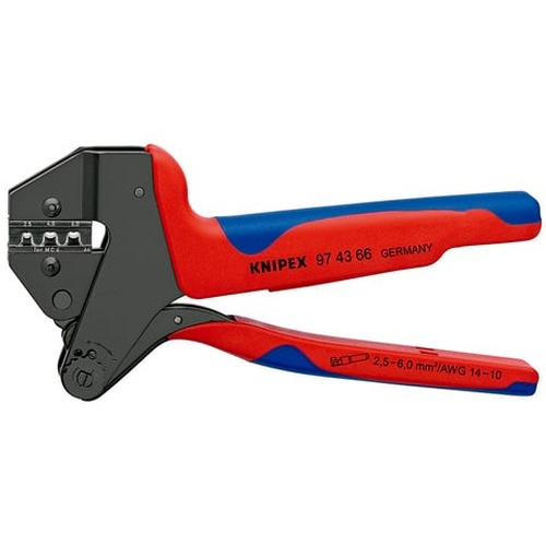 คีมระบบย้ำ, สำหรับขั้วต่อ MC4- และ MC4 EVO 2 แบรนด์ KNIPEX