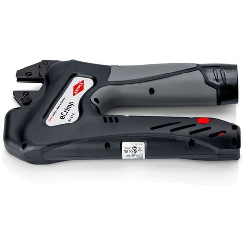 KNIPEX eCrimp, คีมระบบย้ำกลไกไฟฟ้า, สำหรับหัวย้ำแบบถอดเปลี่ยนได้ แบรนด์ KNIPEX