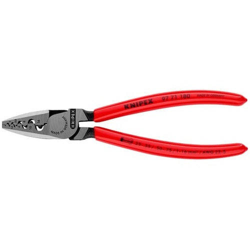คีมเข้าหัวปลายปลอก, พร้อมปลอกย้ำ Mandrel แบรนด์ KNIPEX