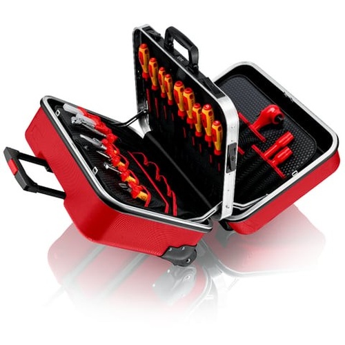 กล่องเครื่องมือ "BIG Twin Move RED" ความสามารถทางไฟฟ้า แบรนด์ KNIPEX
