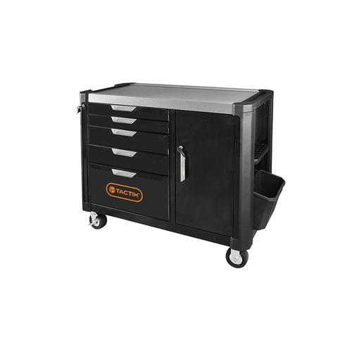 115 CM (45-1/2 IN.) WIDE 5 DRAWER TOOL CABINET WITH ONE DOOR แบรนด์ TACTIX