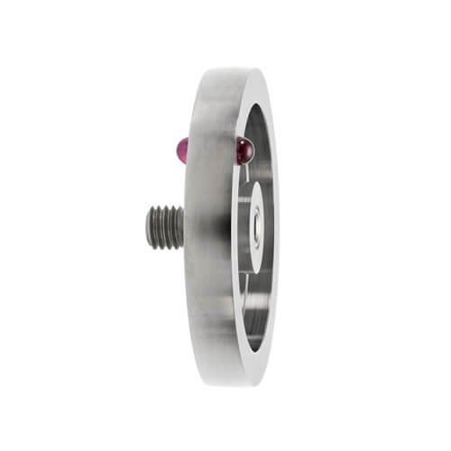 เข็มวัดชิ้นงานทรงแผ่นกลม M5 แผ่นเหล็ก 5mm Dia. 35mm with Roller