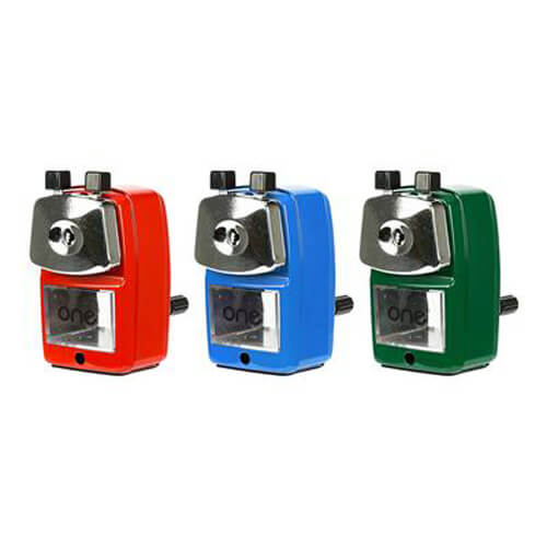 เครื่องเหลาดินสอ 9 x 5.8 x 10.6 ซม. คละสี ONE YF9116
