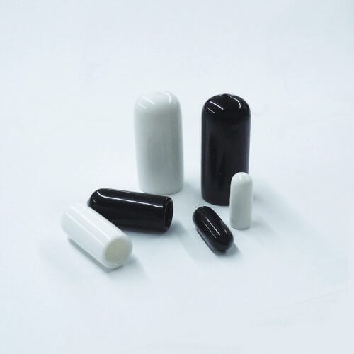 ปลายฝาเกลียวสำหรับสกรูล้วน ดำ M6 4 ชิ้น