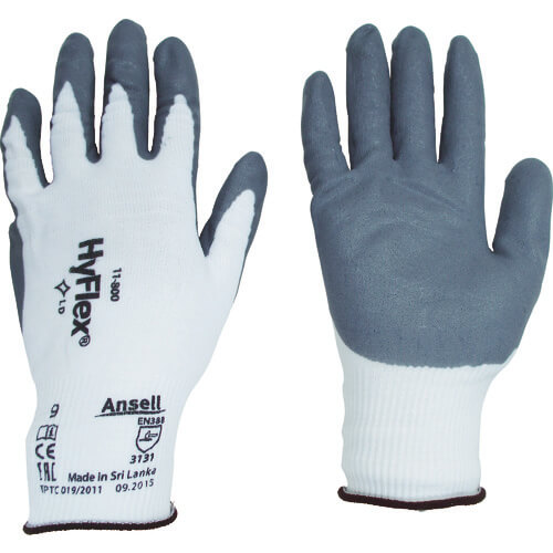 ถุงมือนิรภัย กันบาด สำหรับปฏิบัติงาน/งานประกอบ HyFlex 11-800 ไซส์ S