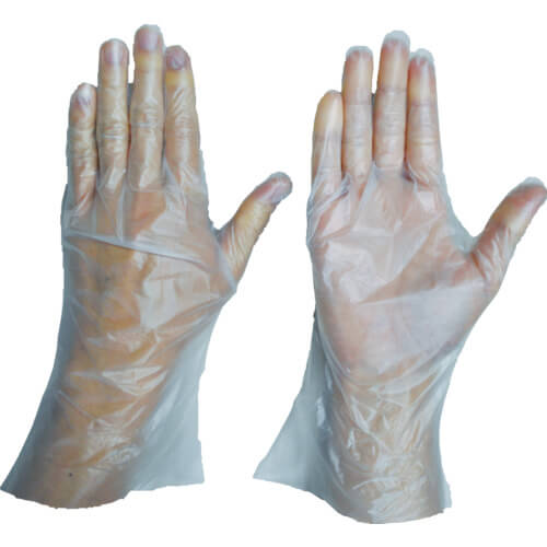 ถุงมือ Polyolefin eco hand 100 ชิ้น L