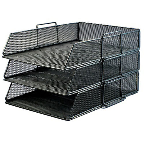 ถาดใส่เอกสาร 3 ชั้น ดำ ONE H-0831