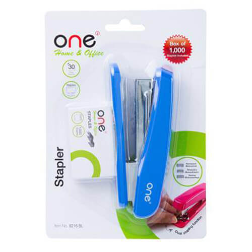 เครืองเย็บกระดาษ น้ำเงิน ONE 8216