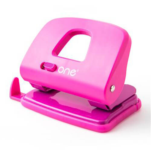 เครื่องเจาะกระดาษ ชมพู ONE 3928PK