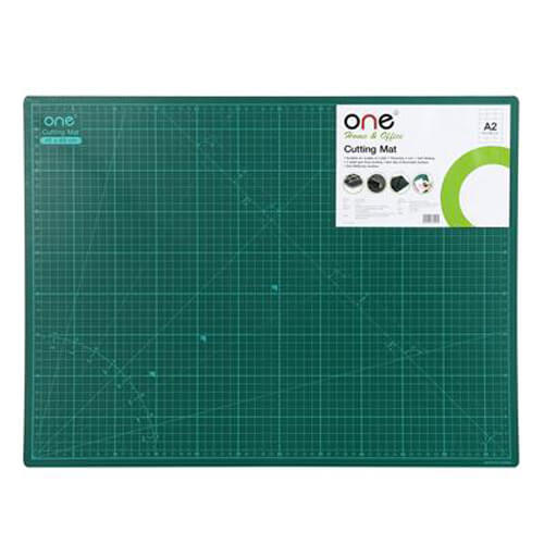 แผ่นยางรองตัด 45 x 60 ซม. A2 เขียว ONE GA-01A2