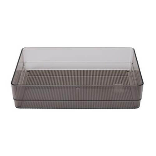 ถาดพลาสติก 22.8 x 15.2 x 5.2 ซม. ดำ ME.STYLE PB8974-TBK
