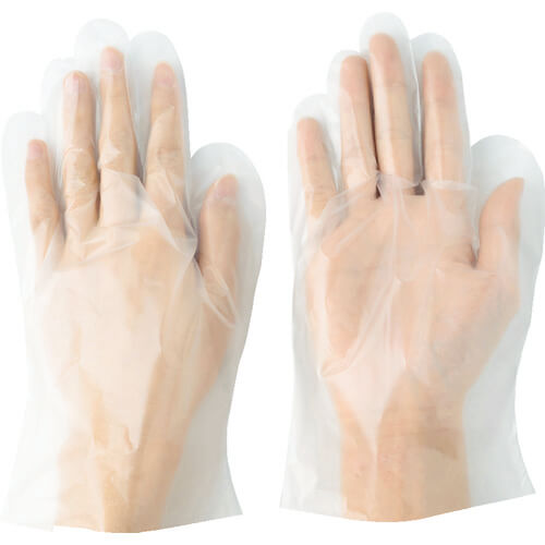 Disposable Polyethylene Gloves (including 100 gloves)