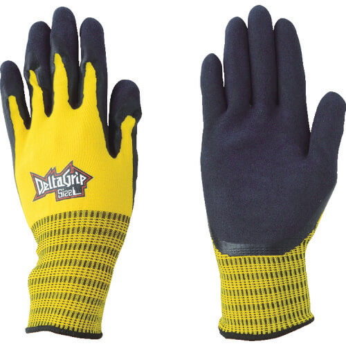 Rubber Back-opened Gloves Delta Grip