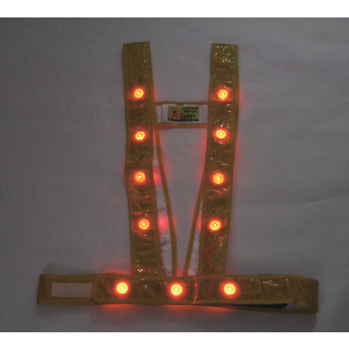 Sash-type Safety Vest with LED