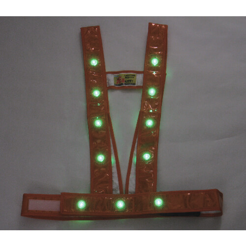 Sash-type Safety Vest with LED