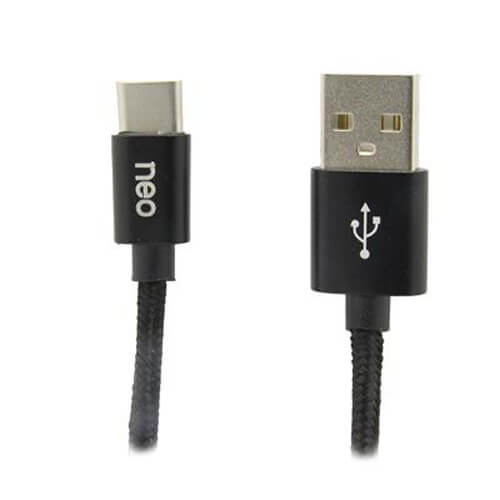 สายชาร์จ Type-C ดำ นีโอ NEO237