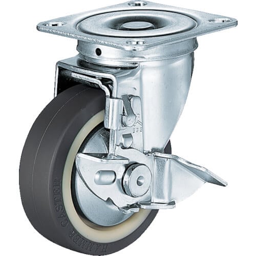 Plate Type Caster 420S series  (nylon wheel urethane tire)