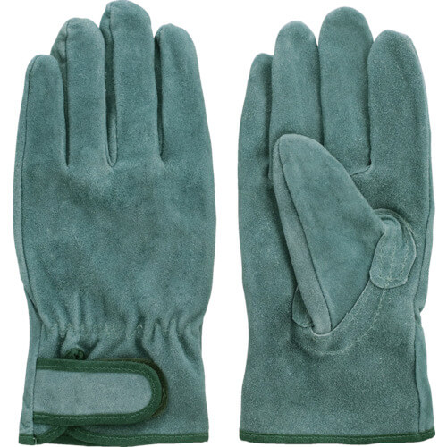 Oil Processing Cow Split Leather Gloves