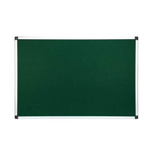 บอร์ดกำมะหยี่ขอบอลูมิเนียม 90 x 120 ซม. เขียว ONE