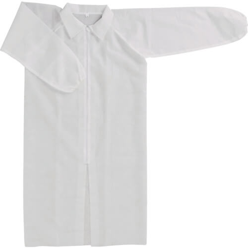Nonwoven Fabric White Coat